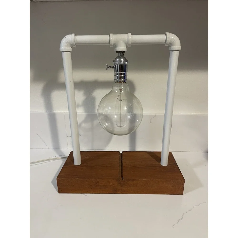 Retro Industrial Pipe Lamp‎ With Edison Bulb